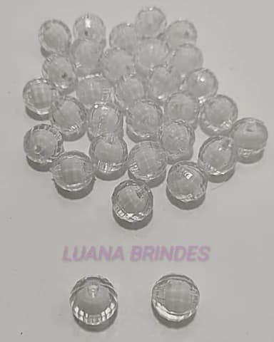 Bola Branca com Miolo Branco 12mm Pct 50 Unidades