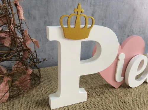 Letras Decorativas - Nomes - Coração