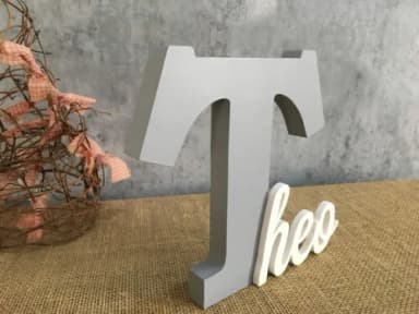 Letras Decorativas em MDF PERSONALIZADO 18cm