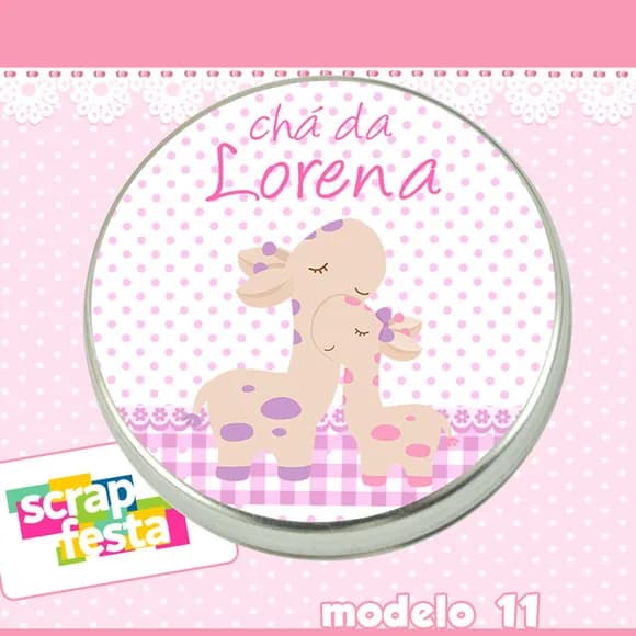 Lembrancinhas de Chá de Bebê Latinhas