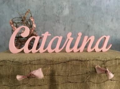Letras Decorativas em MDF - Linha Cursiva