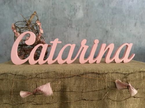 Letras Decorativas em MDF - Linha Cursiva