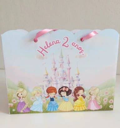 Sacola Princesas 10 Unidades.