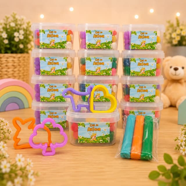 35 kit Massinha no Pote Personalizado - Ursinho Pooh - Festa Junina - Festa Junina - Trabalhamos com qualquer tema - Informar tema no chat