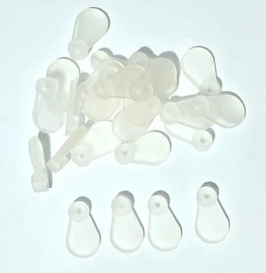 Adaptador para Pingente 1,7cm Emborrachado Pctes C/30 Peças
