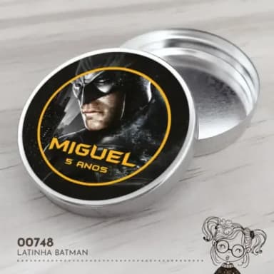 Latinha Adesivada Batman - 00748