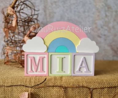 CANDY COLORS - Cubos 6x6cm TS + ARCO ÍRIS.