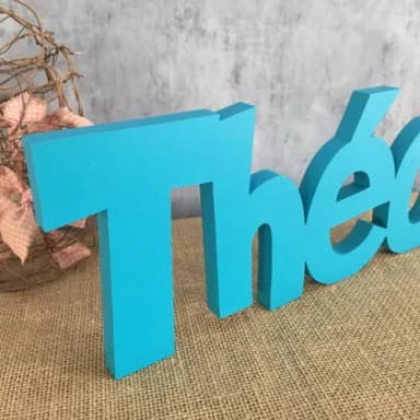 Letras Decorativas em MDF Linha CH