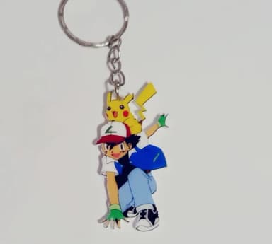 Chaveiro Pokemon em Acrilico Uv -3 Unidades