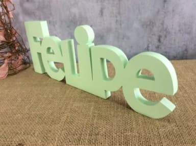 Letras Decorativas De MDF - Nomes