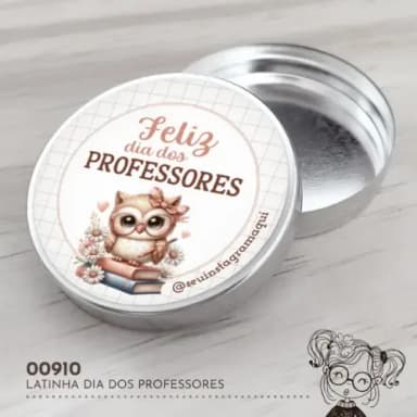 Latinha Adesivada Dia dos Professores - 00910