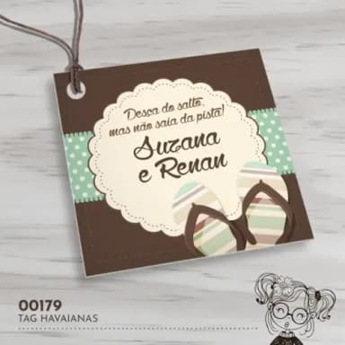 Tag Quadrada Havaianas - 00179