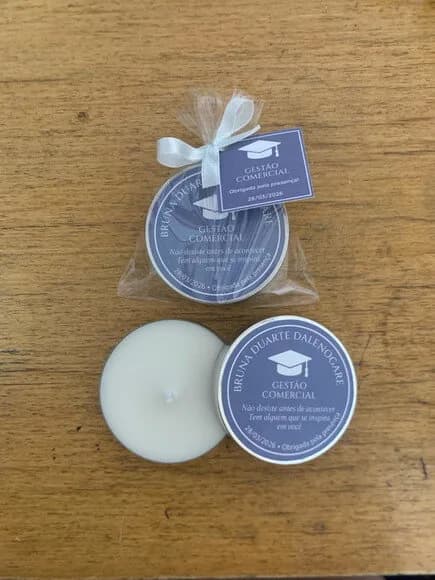 Lembrança Formatura Gestão Comercial Vela Aromática
