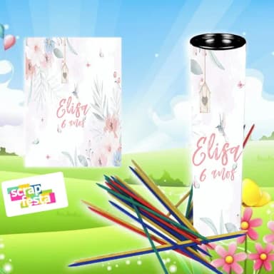 Pega Varetas Personalizado Festa Jardim Encantado Aquarela