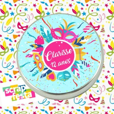 Latinhas Personalizadas Festa Carnaval