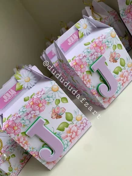 Kit 60 Lembrancinhas Floral
