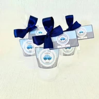 Álcool gel 70% Carrinho Lembrancinha Maternidade