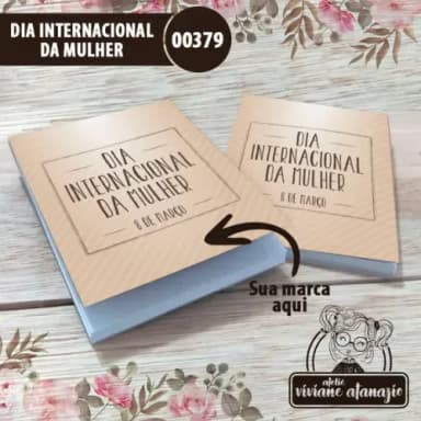 Bloquinho de Anotações Dia Internacional da Mulher - 00379