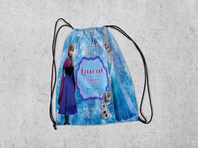Mochilinha Personalizada Frozen