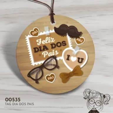 Tag Redonda Dia dos Pais - 00535