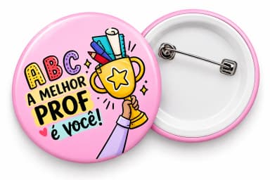 Botton Dia dos professores - Lembrancinha