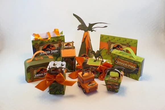 Kit 60 Lembrancinhas Dino