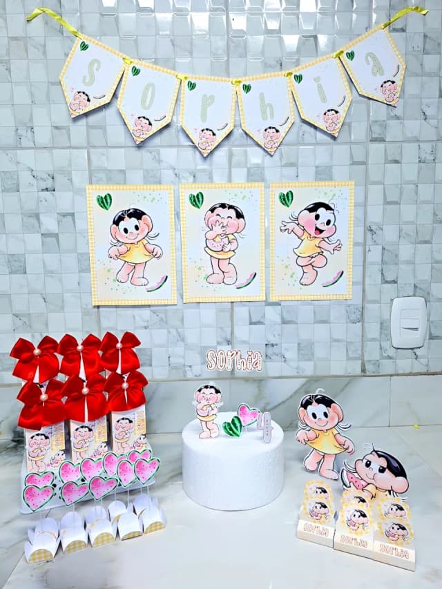 Kit Festa Completo Personalizado (Só um bolinho) - Magali (Fazemos outros temas)