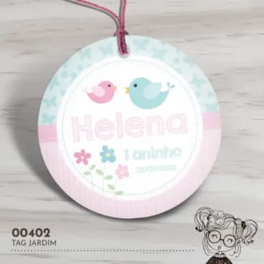 Tag Redonda Jardim - 00402