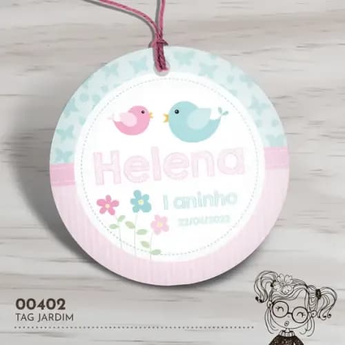 Tag Redonda Jardim - 00402