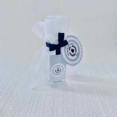 Lembrancinha Maternidade Home Spray floral urso rei organza