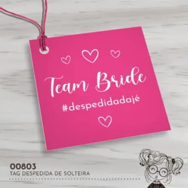 Tag Quadrada Despedida de Solteira - 00803