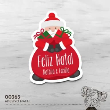 Adesivo Natal - 00363