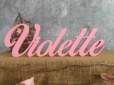 Letras de MDF -Nomes - Letras Cursivas