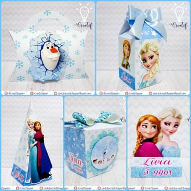 Kit 30 Lembrancinhas Frozen
