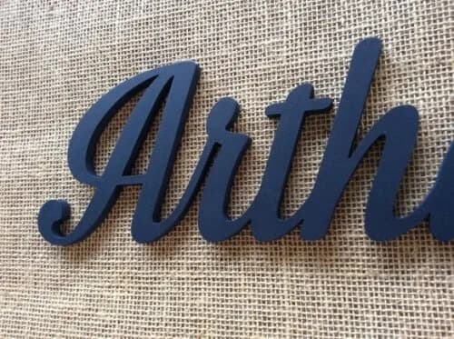 Letras Decorativas Nomes de Parede