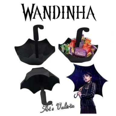 Guarda-chuva Wandinha Addams - Wednesday