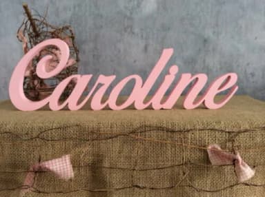 Letras Decorativas - nome em MDF Linha Cursiva