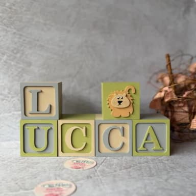 Safari Cubos 6x6cm - Decoração Bebè