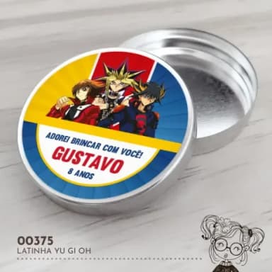 Latinha Adesivada Yu Gi Oh - 00375