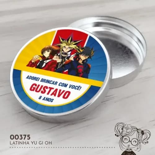 Latinha Adesivada Yu Gi Oh - 00375