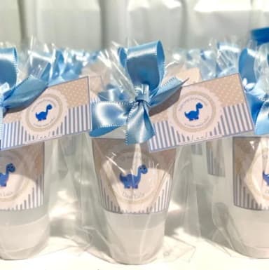 Álcool gel 70% Dinossauro azul e bege