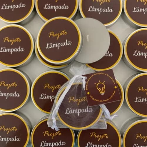 Brinde empresarial vela aromática