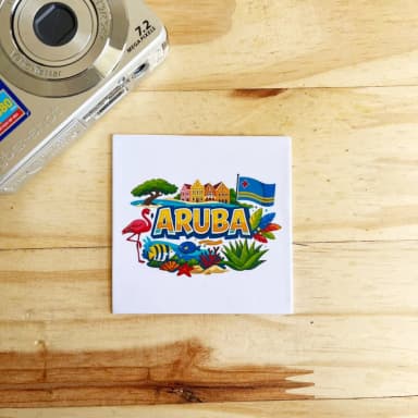Imã Decorativo Lembrança - Aruba