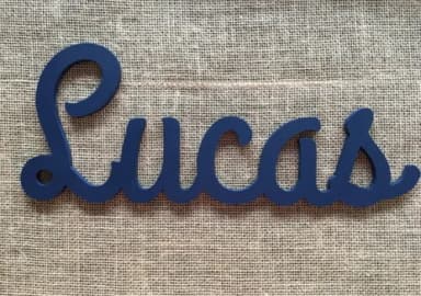 Letras Decorativas Nome de Parede