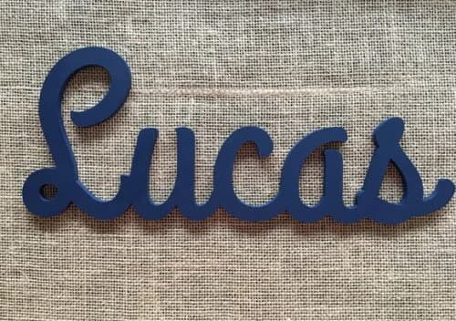 Letras Decorativas Nome de Parede