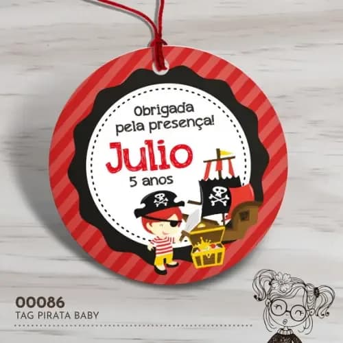 Tag Redonda Pirata - 00086