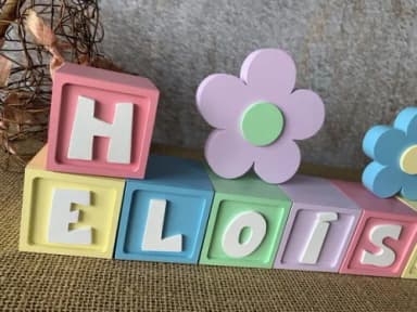 Candy Colors - Cubos 6x6cm Ts+ Dupla de Flor