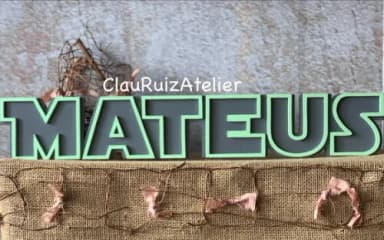 Letras Decorativas Personalizadas em MDF para Quarto de Bebê e Festas - Tema Star Wars