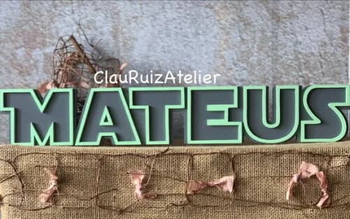 Letras Decorativas Personalizadas em MDF para Quarto de Bebê e Festas - Tema Star Wars
