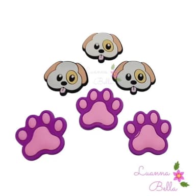 Apliques Emborrachados Modelos Cachorro - pacts c/8 unds